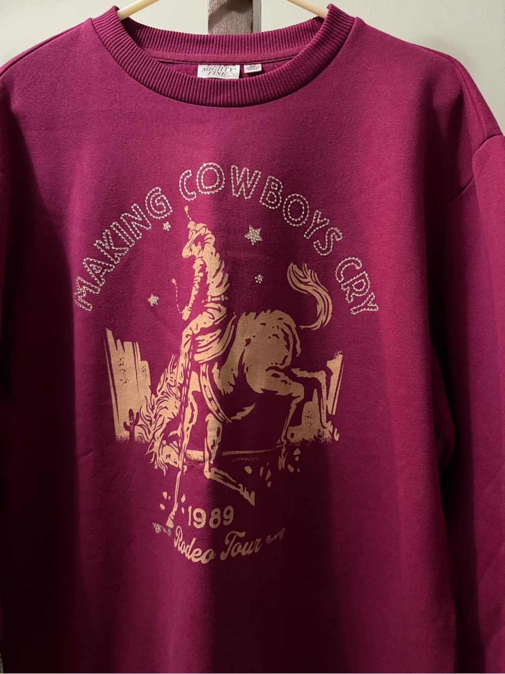 VINTAGE Making Cowboys Cry Rodeo Tour Sweatshirt